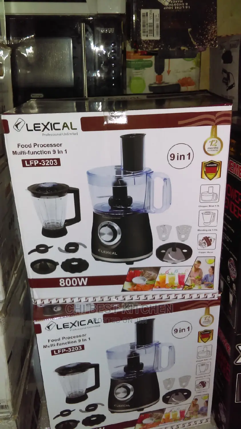 Lexical 9 in 1 Food Processor