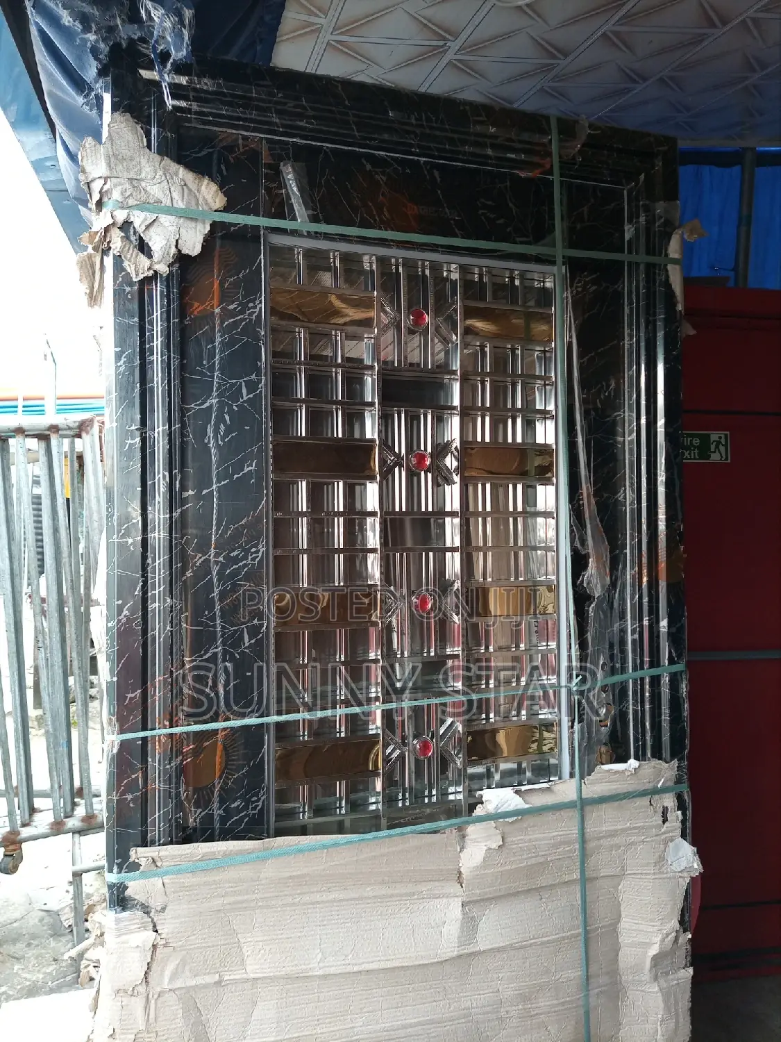 Glass , Stainless Mable Doors