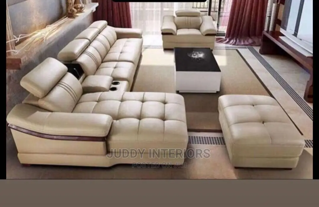 L Shape Sofa Leather Chair