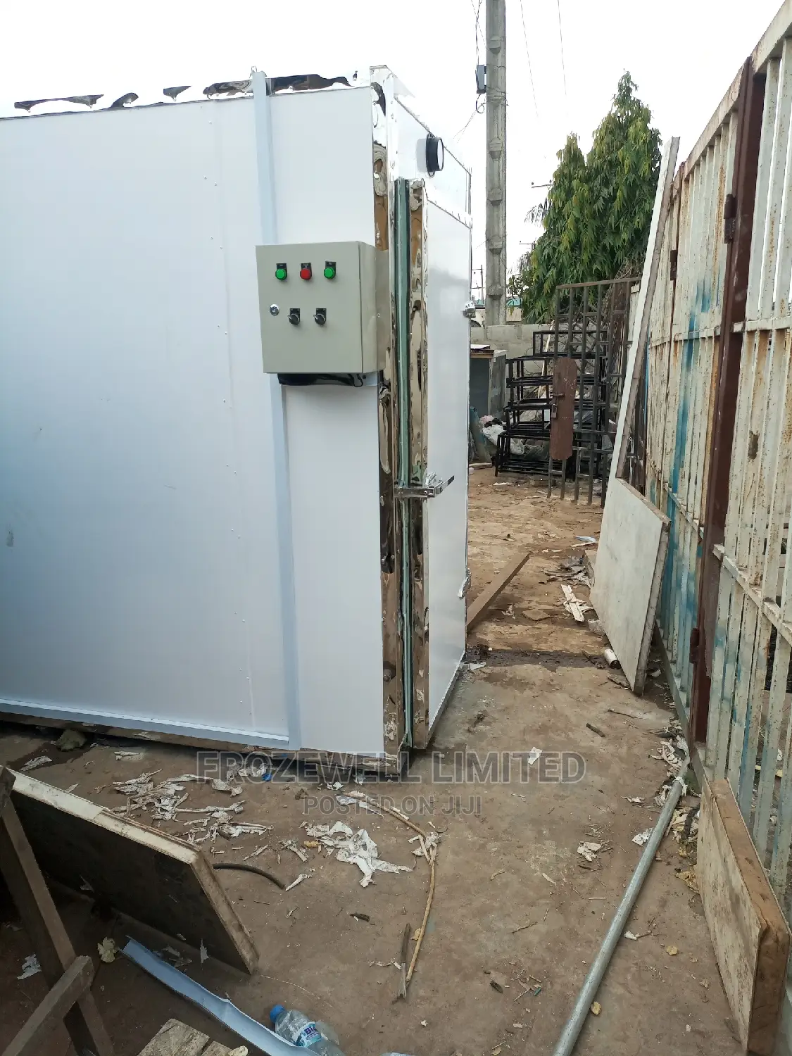 Blast Freezer Powered by Petrol Generator