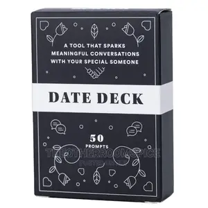 Date Deck Relationship and Intimacy Conversation Couple Card