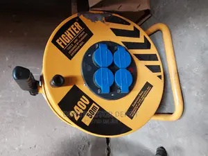 4-Way Socket Cable Reel - 50m Cable Length