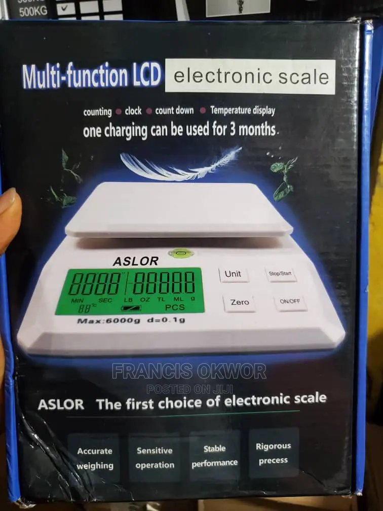 Multifunctional Electronic Scale 6000g-0.1g