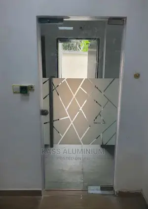 Frosted Frameless Glass Door