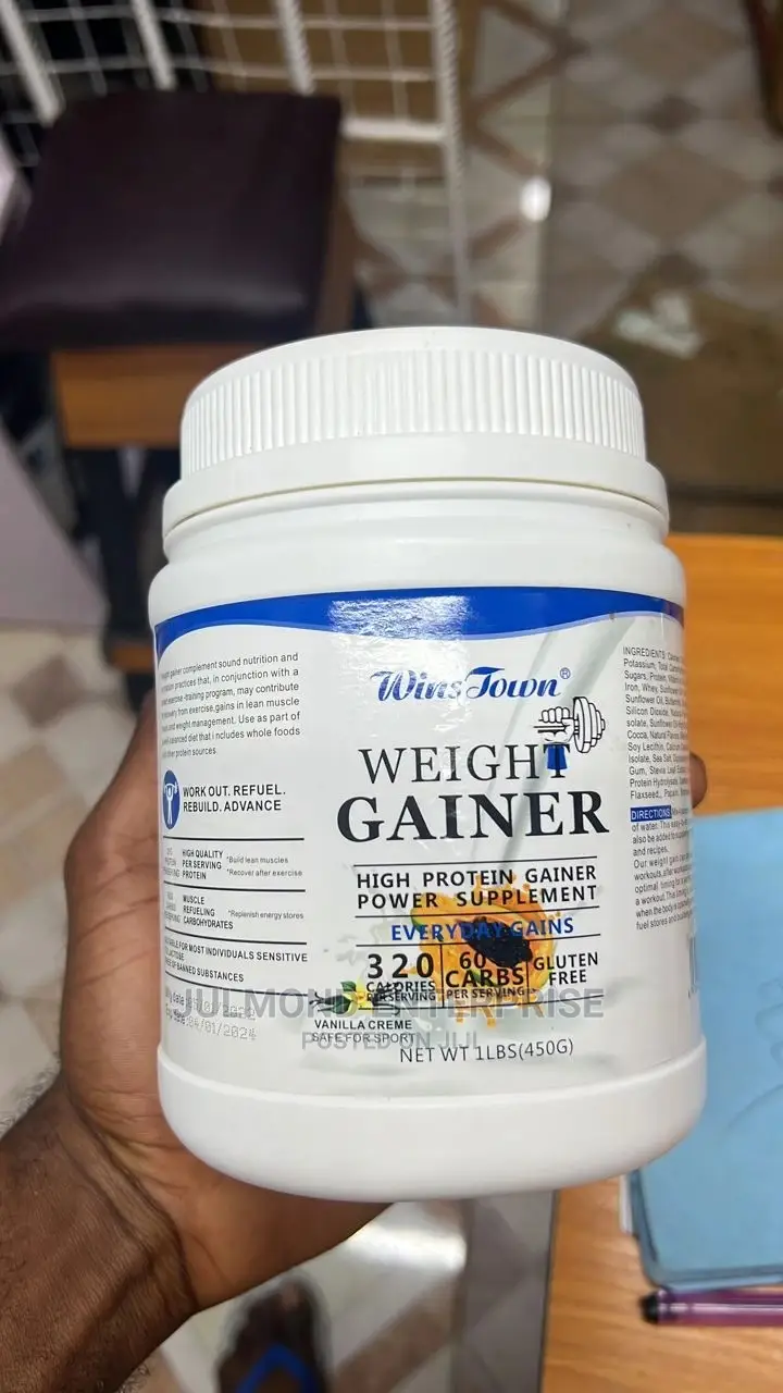 Win Town Weight Gainer- High Protein Gainer, 1LBS, VANILLA