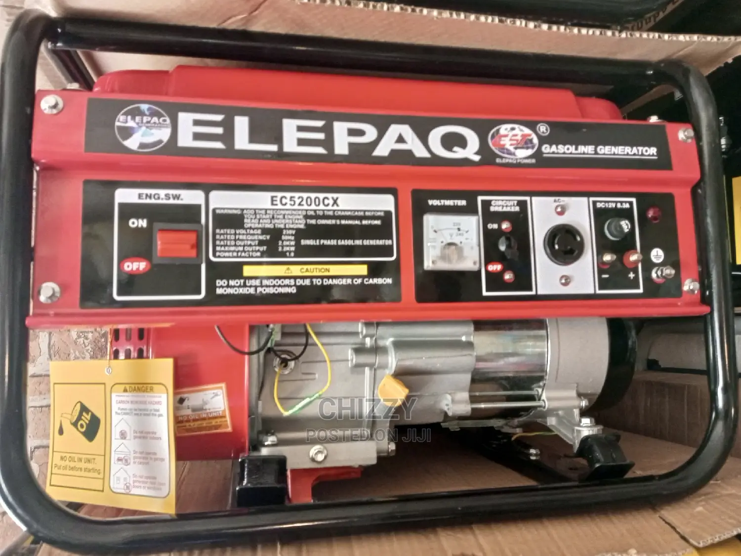 Elepaq Generator 100% Copper Wire 3.5kva