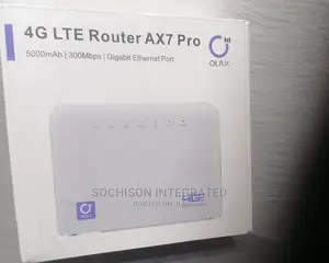 Olax 4G LTE Router Ax7pro 5000mah 300mbps Gigabit Ethernet