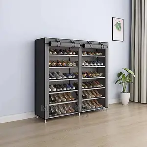 12 Steps Shoe Rack With Cover