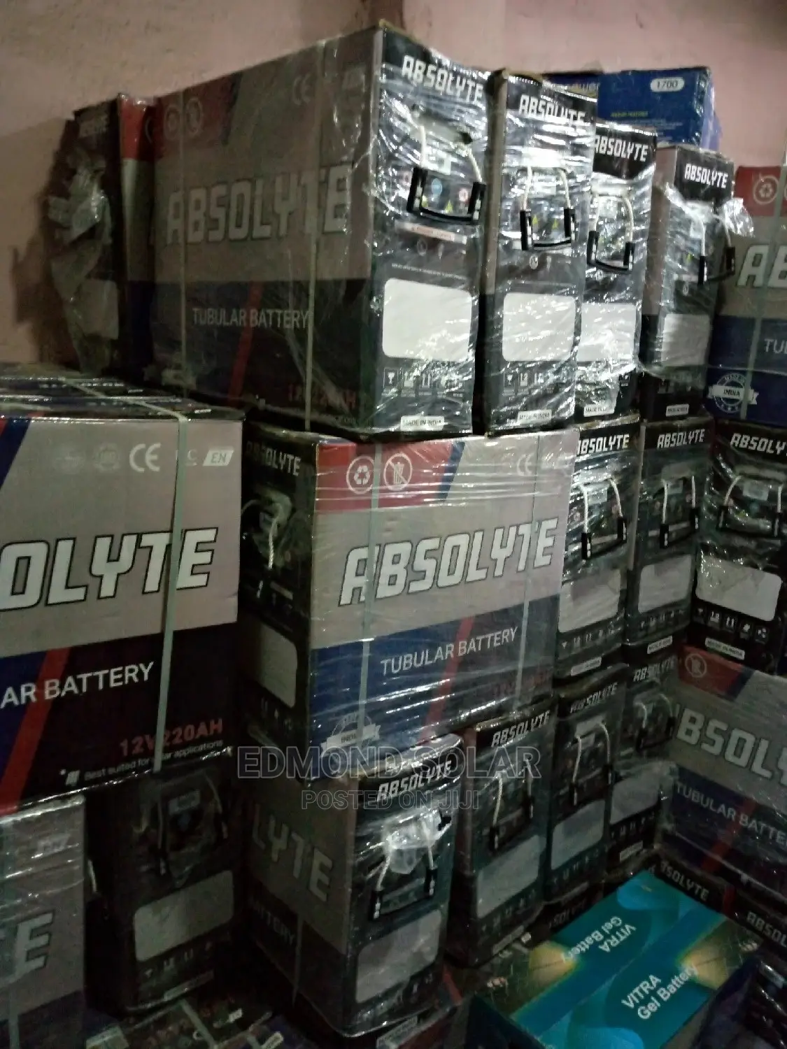 220ah 12V Absolyte Solar Tubular Battery