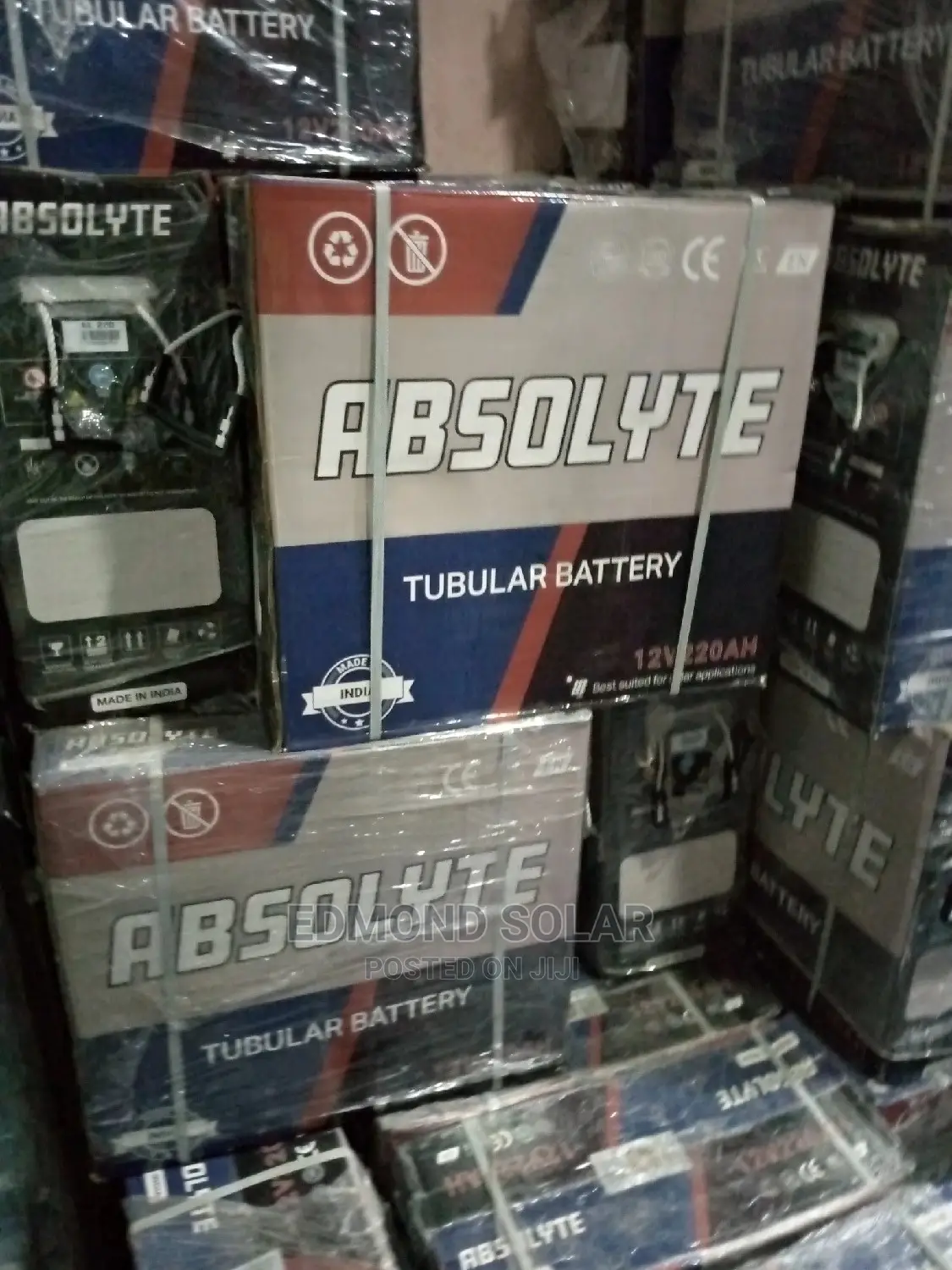 220ah 12V Absolyte Solar Tubular Battery