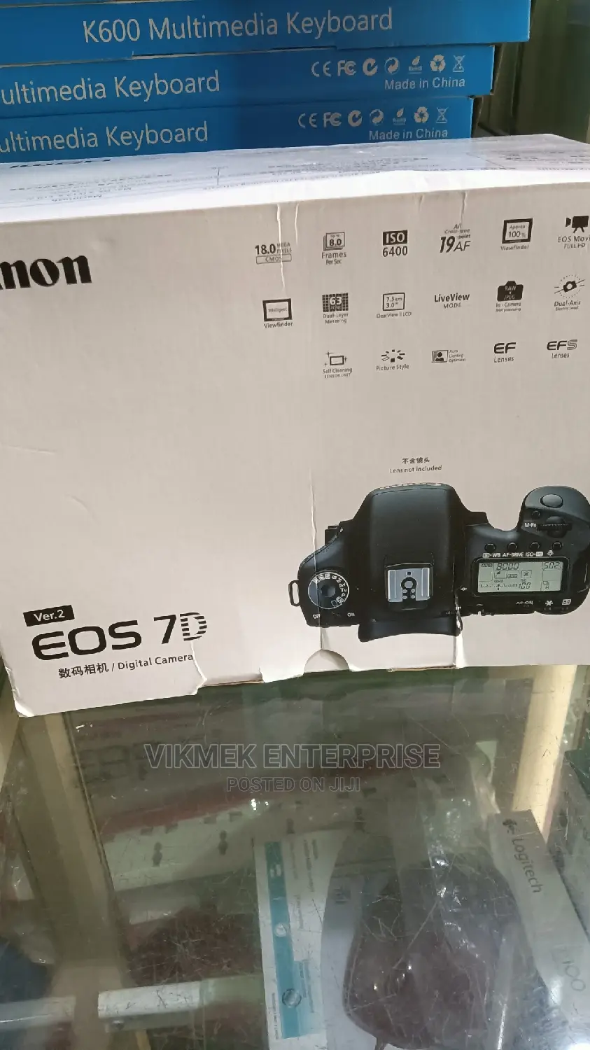Canon EOS 7D Open Box and Lens