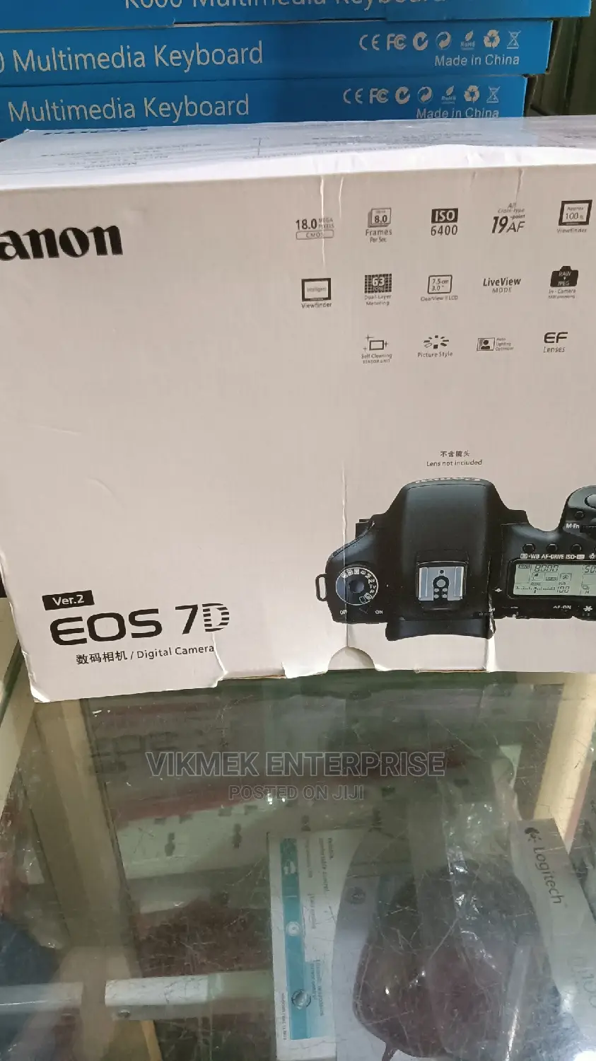 Canon EOS 7D Open Box and Lens