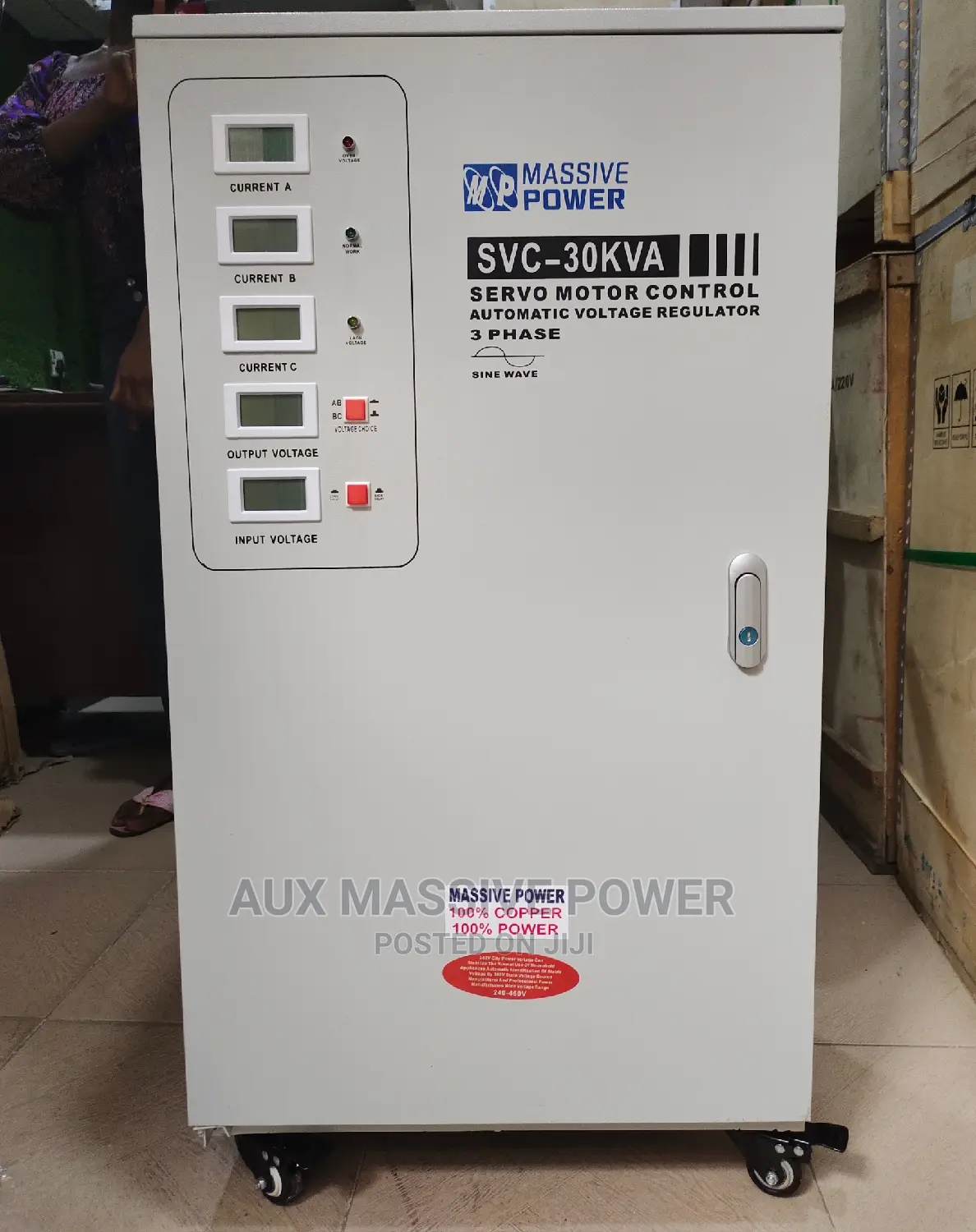 30kw 3phase Automatic Central Stabilizer