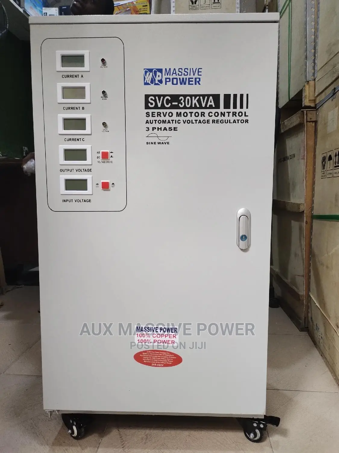 30kw 3phase Automatic Central Stabilizer