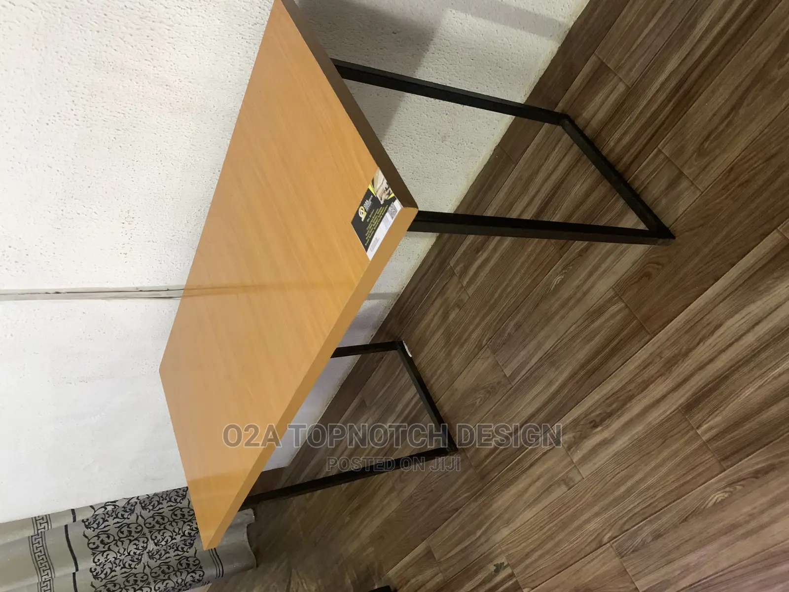 Desk Home Office Table With Metal Legs.