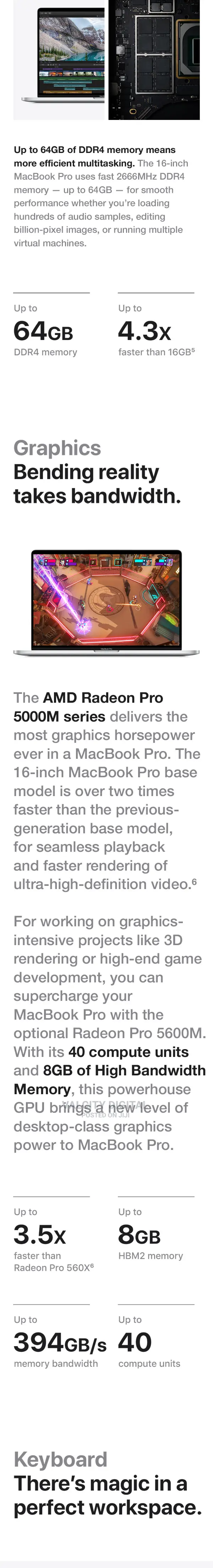 Laptop Apple MacBook Pro 2019 16GB Intel Core I7 SSD 512GB