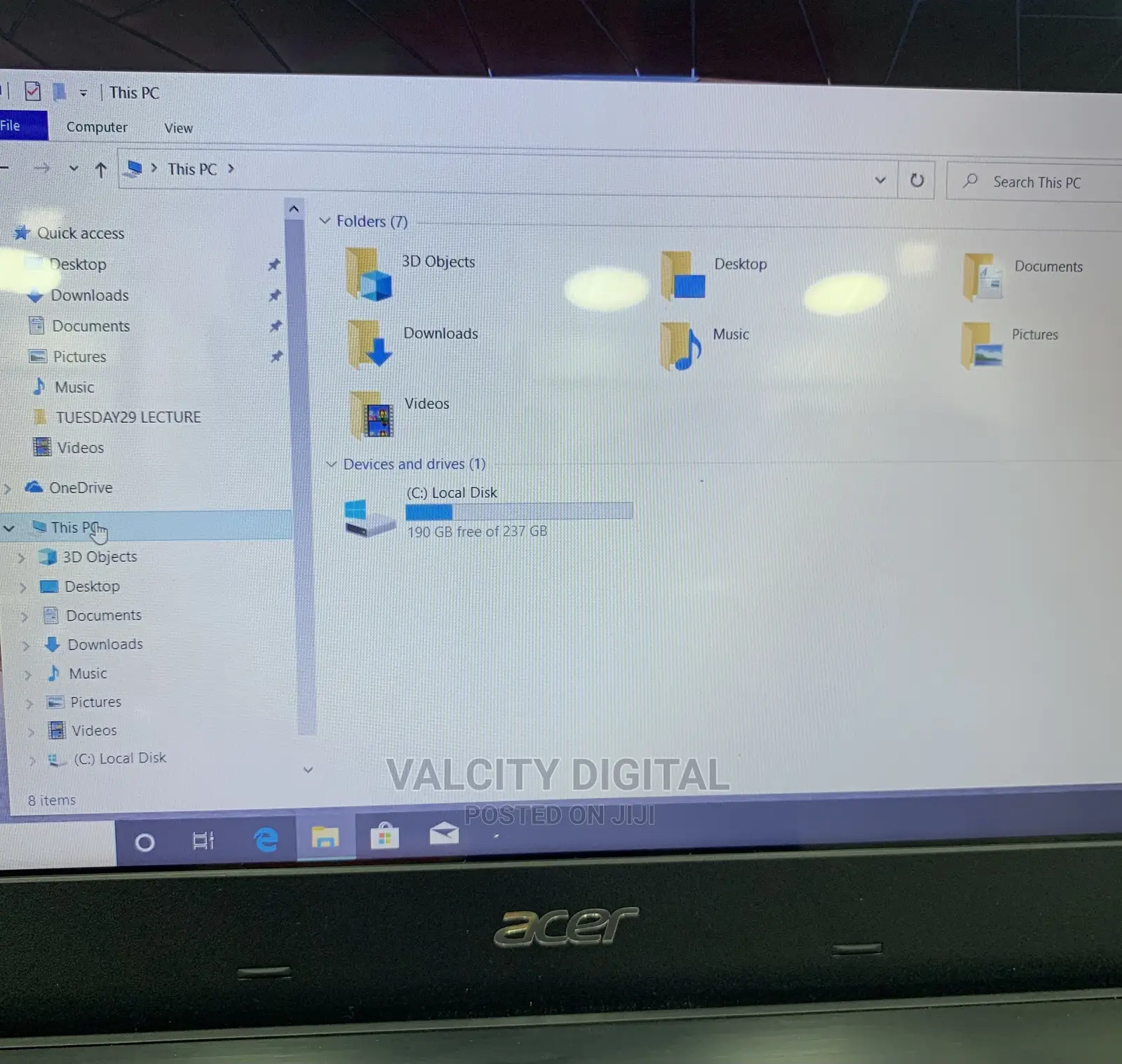 Laptop Acer Aspire E5-575g 8GB Intel Core I5 SSD 256GB