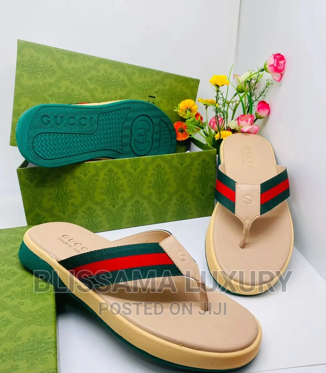 Quality Gucci Multi Colour Slippers