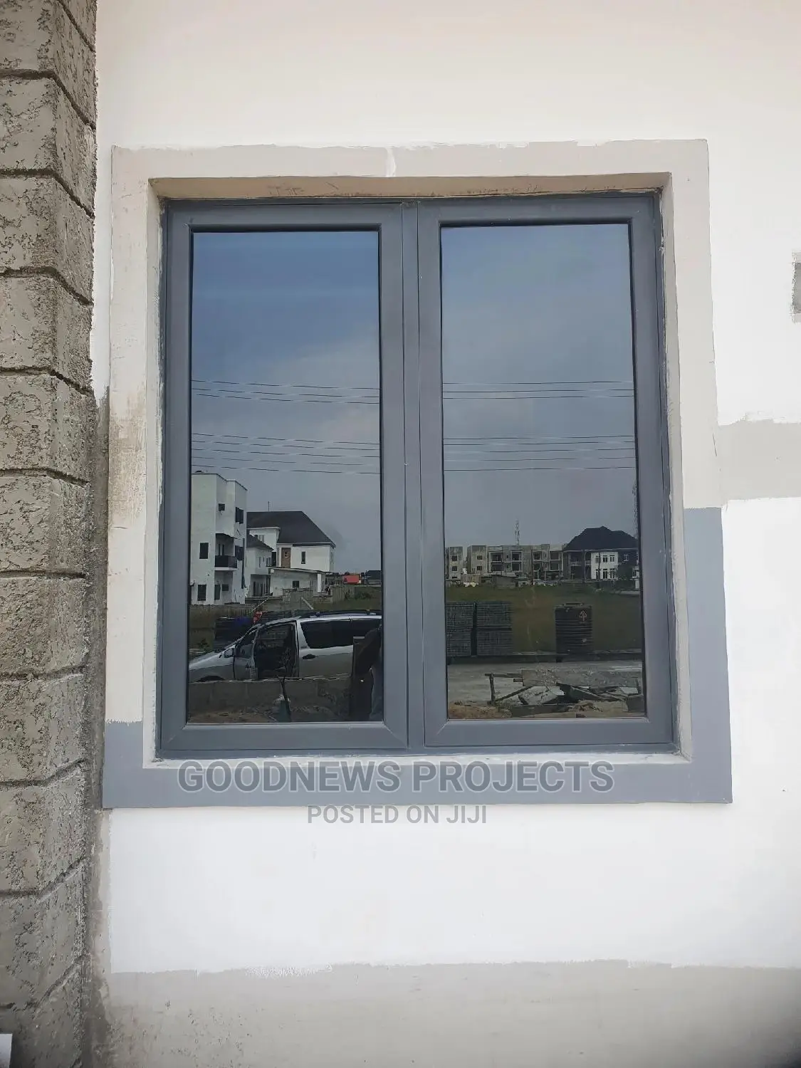 Lite Grey Casement Window (No Burglary