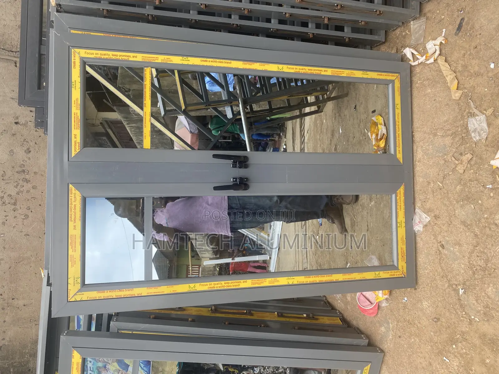 New Grey Aluminium Window