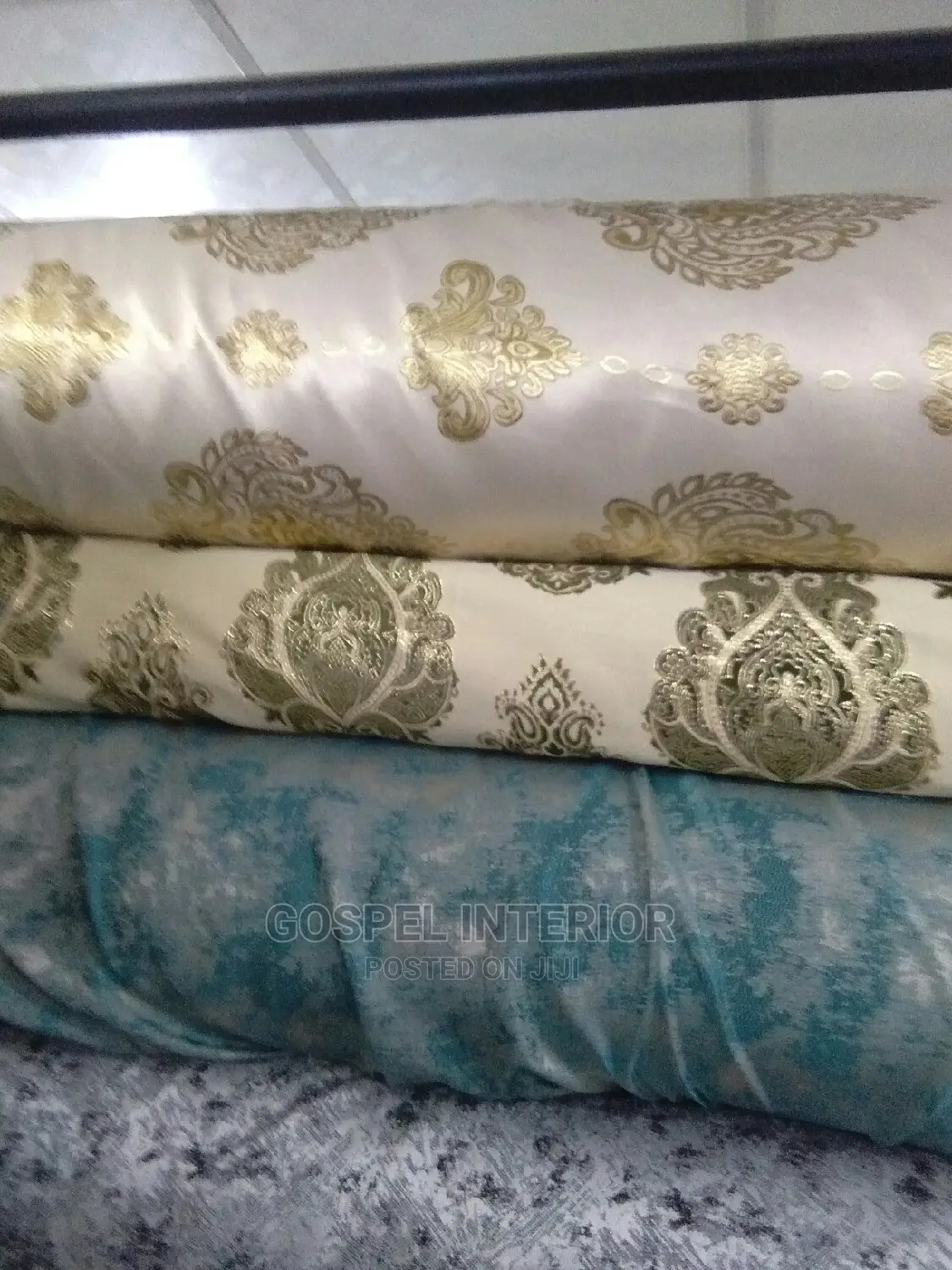 Curtains and Window Blinds With Bed Sheets Are Available