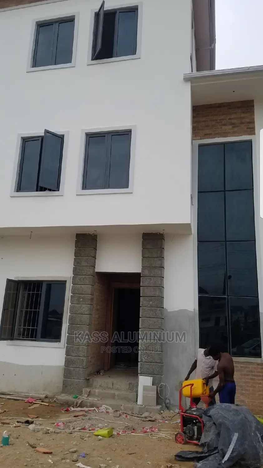 Grey Casement Window