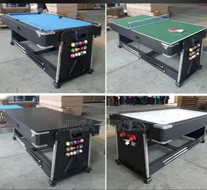 4-in-1 Tennis, Snooker, Air Hockey Dining Table