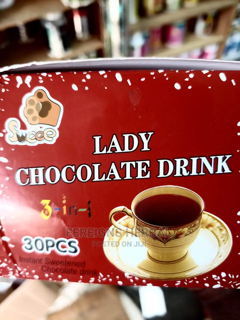 Original Lady Chocolate Drink for Wetness and Libido Booster