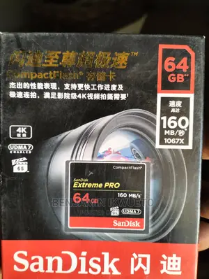 64gig Cf Card, Compact Flash, Extreme Pro (Open Box)