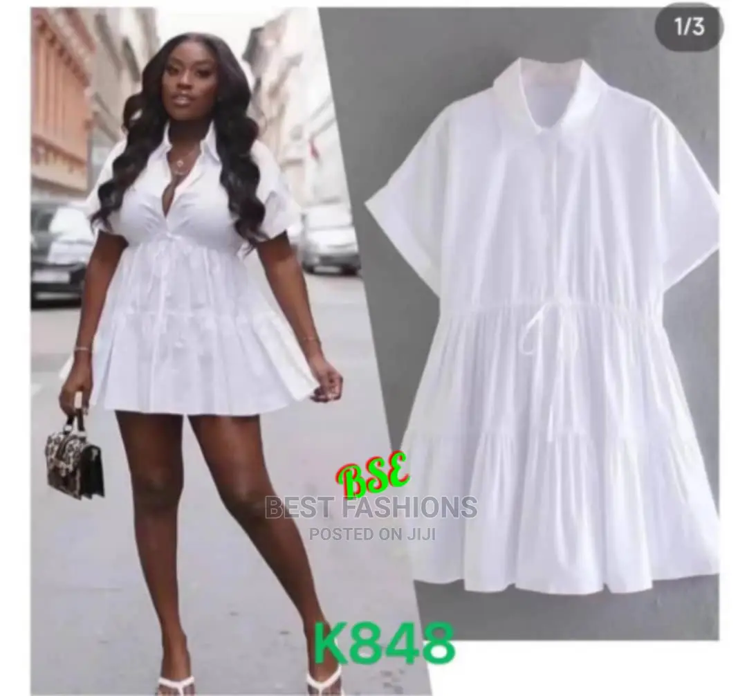 Ladies Classy White Dress