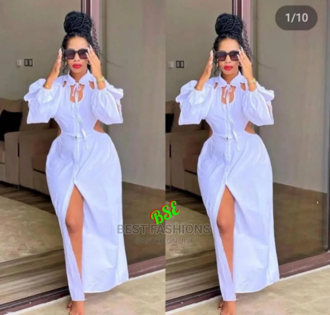 Ladies Classy White Dress