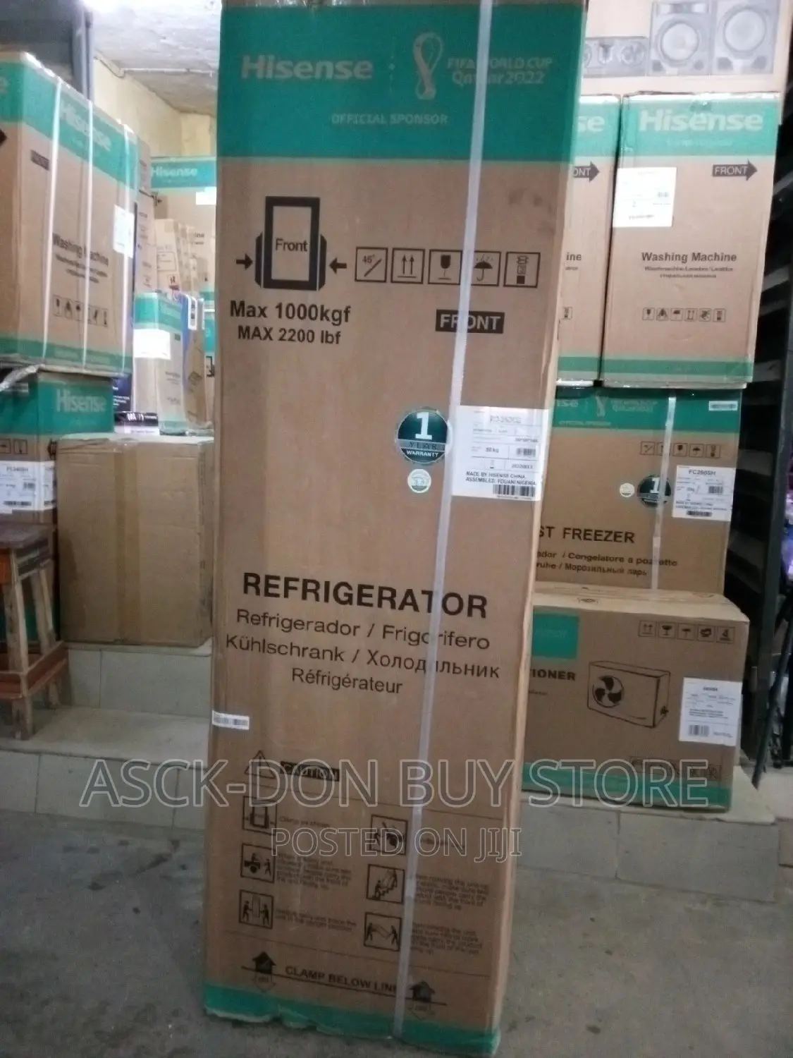 Hisense 264l Bottom Freezer, Refrigerator Above Dispenser