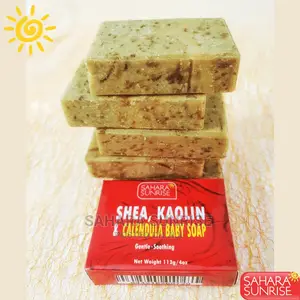Shea, Kaolin Calendula Baby Soap, Natural Baby Soap