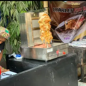 3 Burner Imported Gas Sharwarma Grill Machine