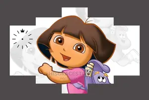 Dora Canvas Wall Frame