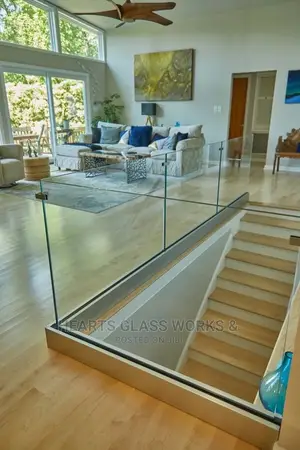 Open Concept Glass Railing (10mm Tempered Glass )