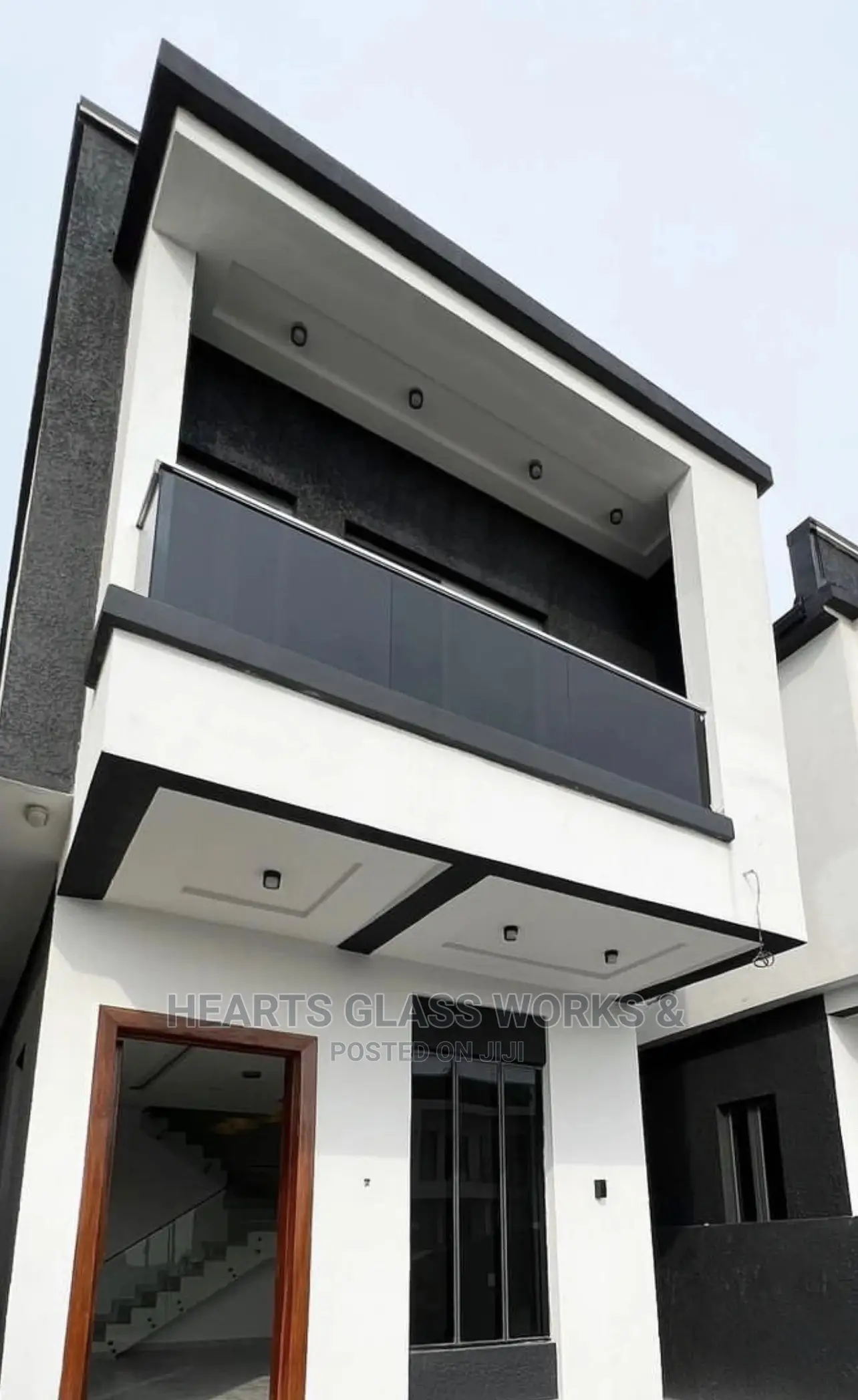 10mm Dark Grey Glass Balustrade