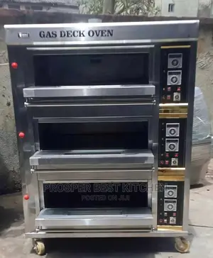 3 Deck 6 Trays Gas Oven