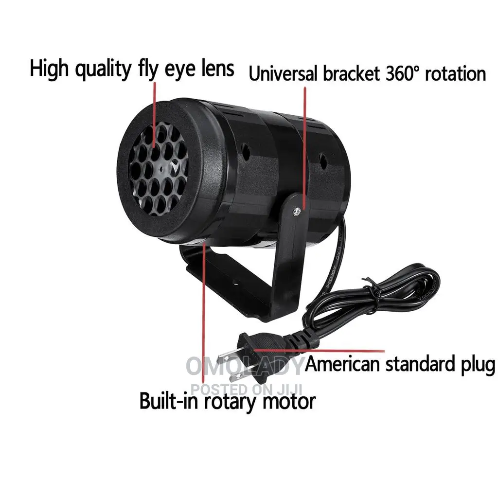 4W Snowflake Christmas Light Decor Led Laser Projector Light