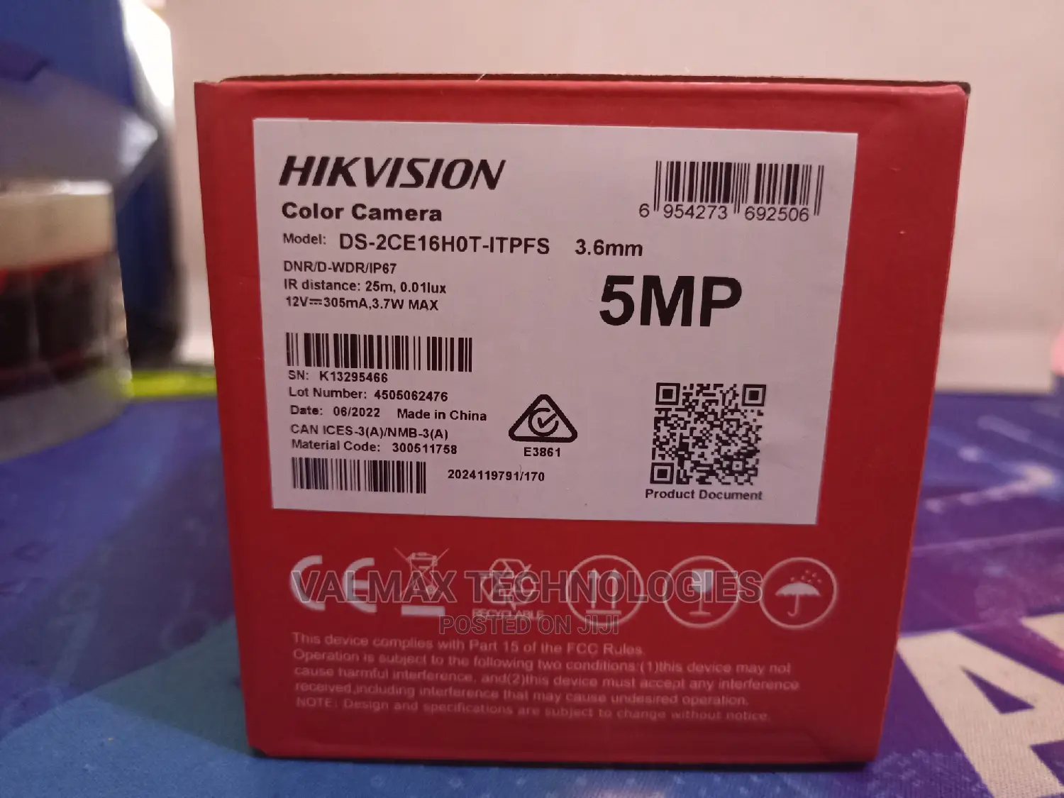 5mp Hikvision Audio Turbo HD Bullet Camera