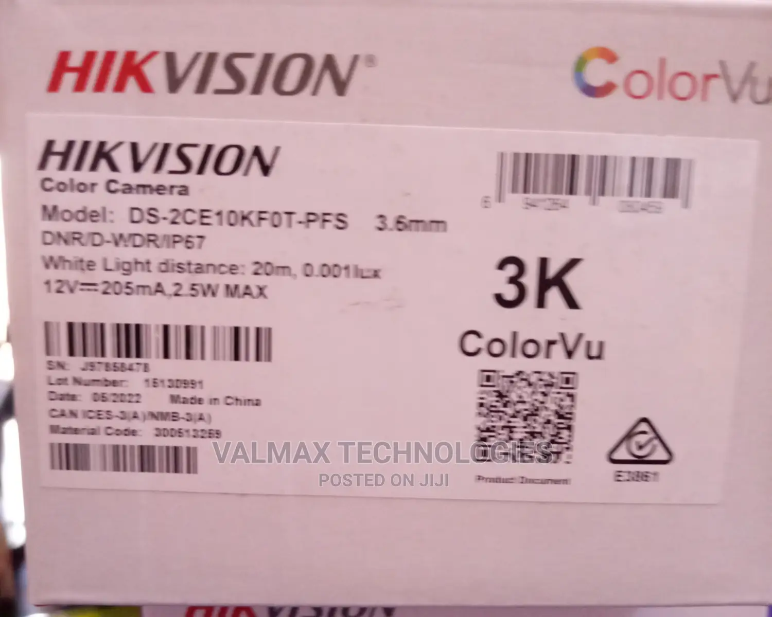 Hikvision Colorvu Camera