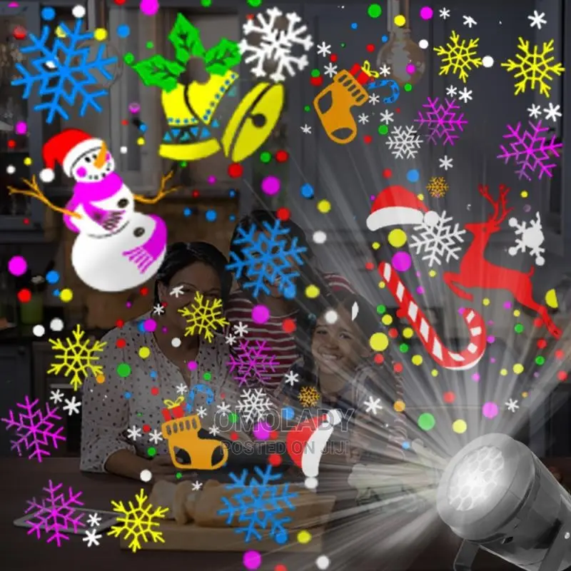 4W Snowflake Christmas Light Decor Led Laser Projector Light