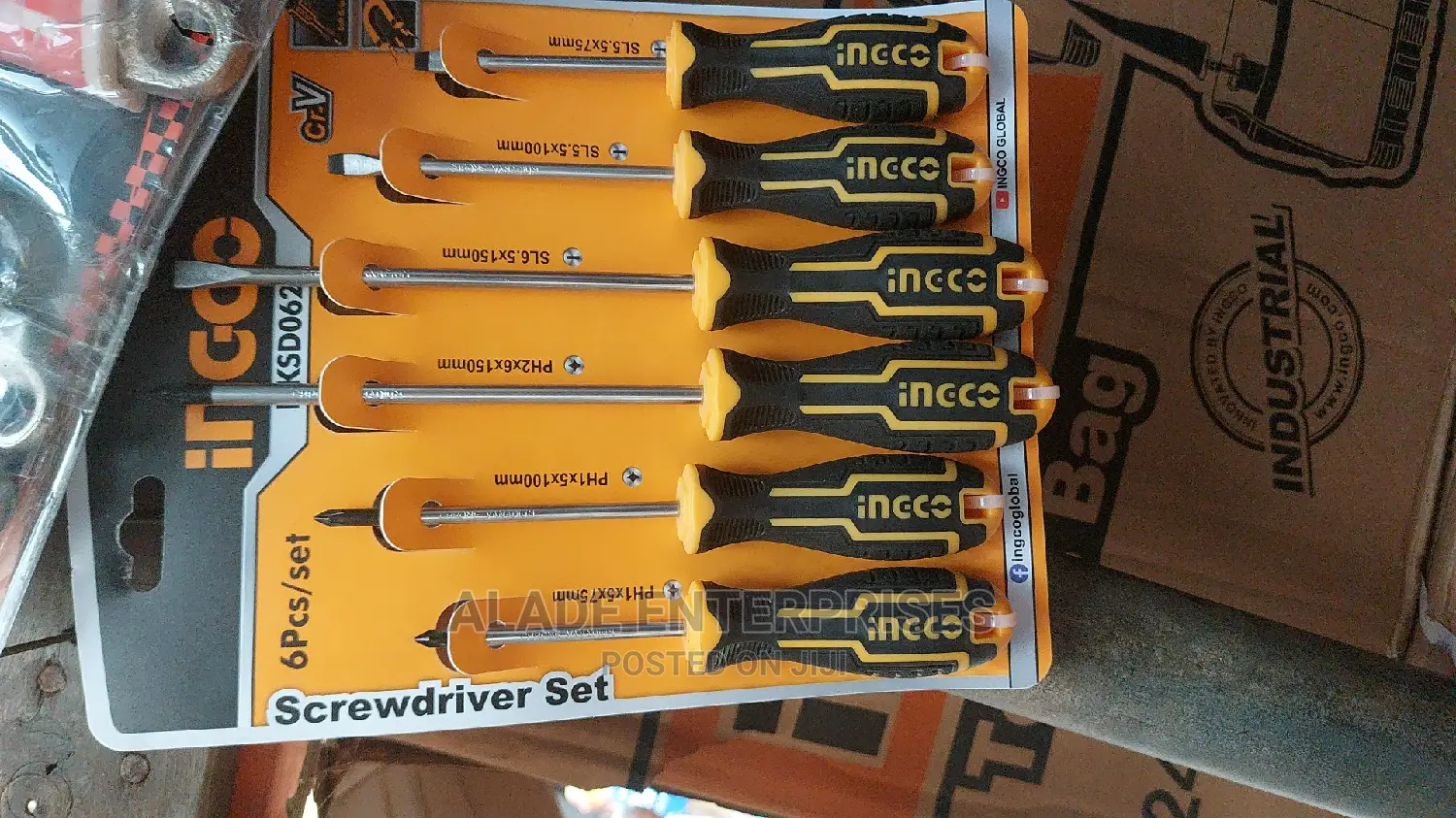 Ingco Screwdriver Set - 6 Pieces