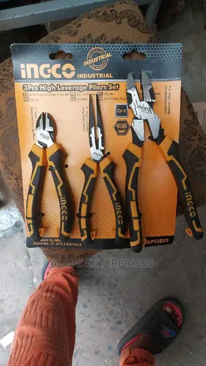 Ingco 3pcs High Leverage Pliers Set