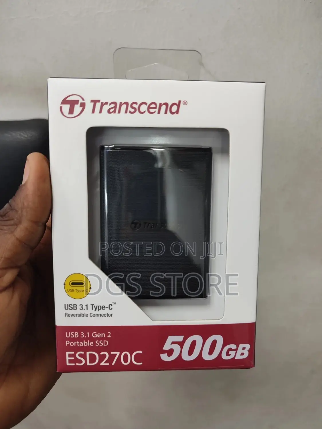 Transcend SSD External Type C Esd270c Usb 3.1