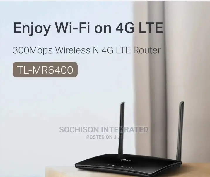 Tp-Link 300mbps 4g Lte Wireless Sim Router Mr6400