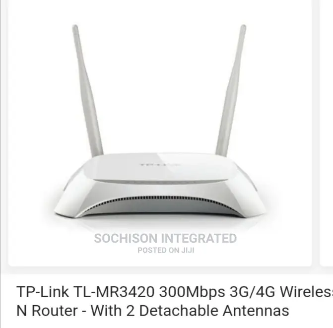 Tp-Link 3g/4g Wireless N Router Tl-Mr3420