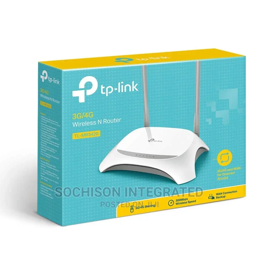 Tp-Link 3g/4g Wireless N Router Tl-Mr3420