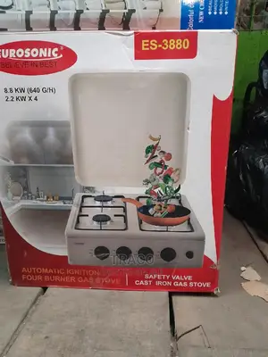 Eurosonic Table Top Automatic Gas Cooker - Four Burner
