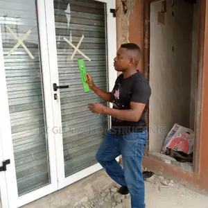 Aluminum Double Hinge Door